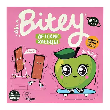 Хлебцы кукурузно-рисовые детские TAKE A BITEY Яблоко-Шпинат 40 г