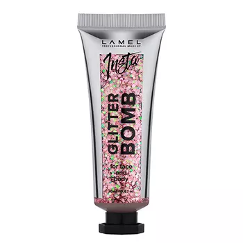 Глиттер для лица LAMEL PROFESSIONAL GLITTER BOMB жидкий тон 403
