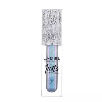 Глиттер для лица LAMEL PROFESSIONAL INSTA LIQUID EYESHADOW жидкий тон 401