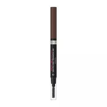 Карандаш для бровей LOREAL INFAILLIBLE BROWS 24H FILLING TRIANGULAR PENCIL автоматический тон 3.0 brunette