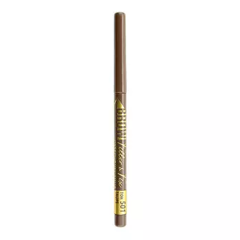 Карандаш для бровей LUXVISAGE BROW FILLER &amp; FIX механический тон 501 taupe