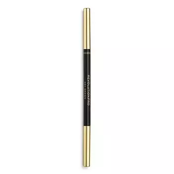 Карандаш для бровей REVOLUTION PRO DEFINE AND FILL BROW PENCIL с щеточкой тон ash brown