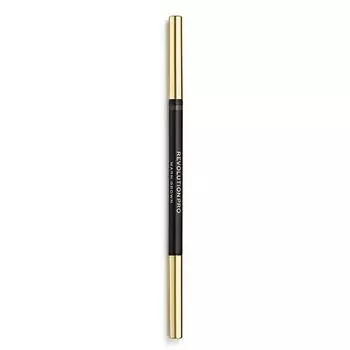 Карандаш для бровей REVOLUTION PRO DEFINE AND FILL BROW PENCIL с щеточкой тон warm brown