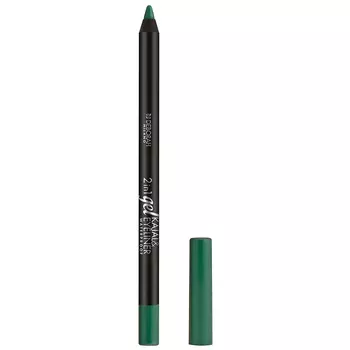 Карандаш для глаз DEBORAH 2 IN 1 GEL KAJAL & EYELINER PENCIL гелевый тон 11 светло зеленый