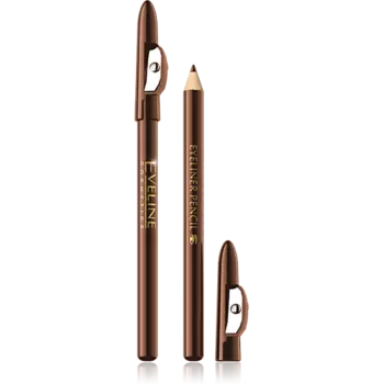 Карандаш для глаз EVELINE EYELINER PENCIL с точилкой тон коричневый