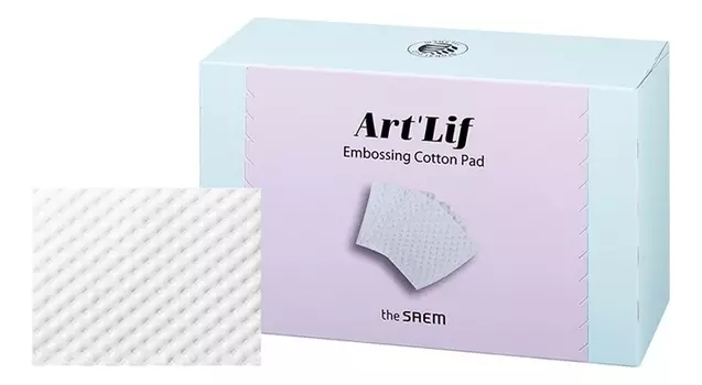 Пэды очищающие для лица Art'Lif Embossing Cotton Pad 220шт