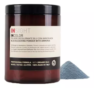 Осветляющая пудра с аммиаком Incolor Polvere Decolorante Blu Con Ammoniaca 500г