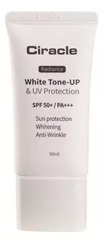 Осветляющий солнцезащитный крем для лица Radiance White Tone-Up &amp; UV SPF50+ PA+++ Protection 30мл