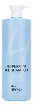 Освежающий шампунь с маслом перечной мяты Peppermint Ice Shampoo: Шампунь 1500мл