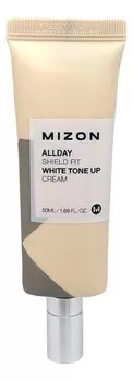Отбеливающий крем для лица Allday Shields Fit White Tone Up Cream 50мл