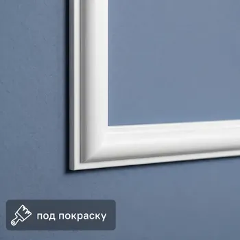 Молдинг настенный полистирол Basic белый 10x20x2000 мм