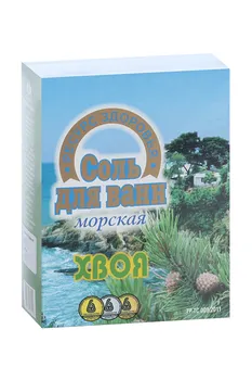Соль д/ванн Хвоя, 600 г, п/п пакет