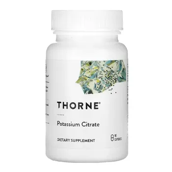 Цитрат калия Thorne Research 100 мг, 90 капсул