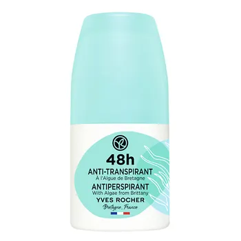 YVES ROCHER ДЕЗОДОРАНТ-АНТИПЕРСПИРАНТ 48Ч с Морскими Водорослями из Бретани, Франции 50.0