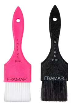 Кисть для окрашивания 2 Pack Coloring Brush 2шт (черная и розовая)