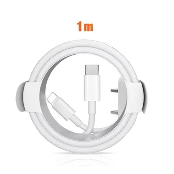 HdoorLink PD 20 Вт Кабель для быстрой зарядки для USB C на Lightning Телефонный провод 1 м/2 м/2,7 м Шнур для быстрой быстрой зарядки для IPhone 14 13 12 Pro Max 2m micro usb to IPhone белый