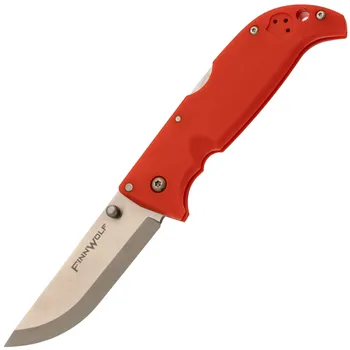 Нож складной Cold Steel Finn Wolf Blaze Orange, сталь AUS-8A, рукоять Grivory®, оранжевый