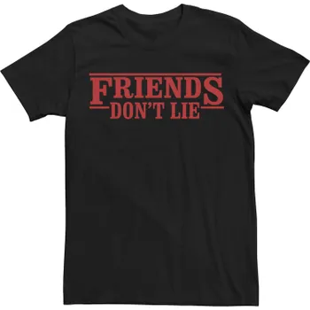 Мужская футболка с логотипом Netflix Stranger Things Friends Don't Lie Licensed Character