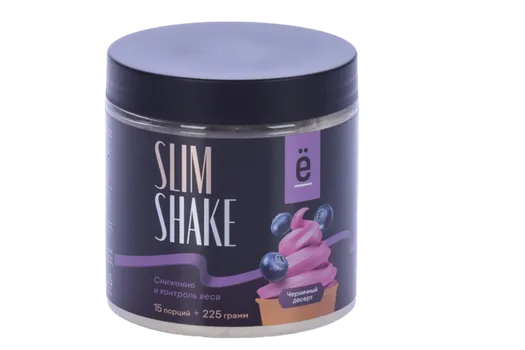 Смесь Ёбатон Slim Shake Черничный десерт, 225 г