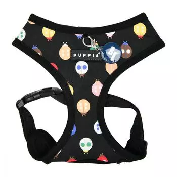 PUPPIA Шлейка для собак "Lady Beetle-A", чёрная, XL (Южная Корея)
