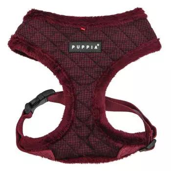 PUPPIA Шлейка для собак утепленная "Gaspar", бордовая, XL (Южная Корея)