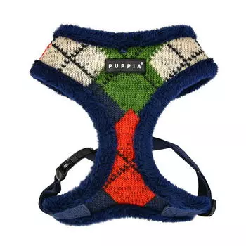 PUPPIA Шлейка для собак утепленная "Jolly", синяя, L (Южная Корея)!