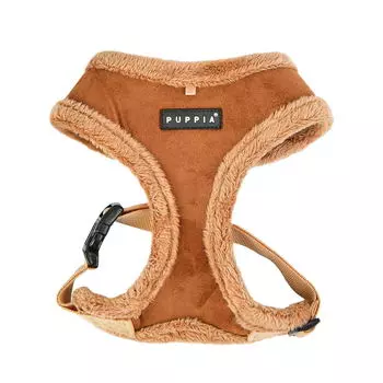 PUPPIA Шлейка для собак утепленная "Terry", коричневая, XL (Южная Корея)