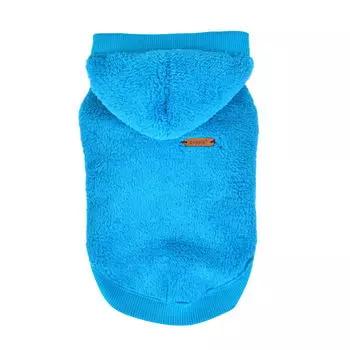 PUPPIA Толстовка для собак с капюшоном "Willa", голубая, XL, 34.5см (Южная Корея)!