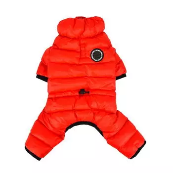 PUPPIA Комбинезон для собак, сверхлегкий "Jumpesuit B", красный, L (Южная Корея)