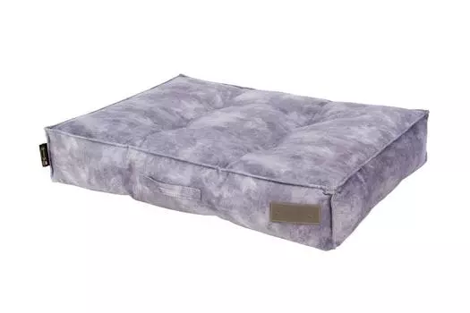 SCRUFFS Матрас для собак "Kensington", экозамша, серый, 100x70x15см (Великобритания)