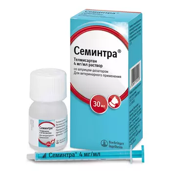 Семинтра (Semintra) суспензия для лечения хронической болезни почек у кошек фл.30мл