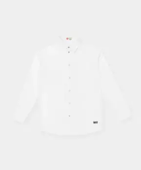 Сорочка белая с карманами Button Blue (122)
