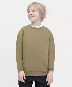 Свитшот хаки Button Blue (122)