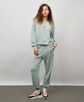 Свитшот оверсайз для женщины зеленый Jumkey (XL)
