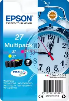 Набор картриджей для струйного принтера EPSON T2705 Multipack 3-colour (C13T27054022)