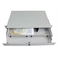 Кросс оптический стоечный Vimcom СКРУ-M19-1U-C16-FC/ST AD-FCD-SM+PT-SM-FC-1 1U 19" 16 портов FC/ST SM (9/125), выдвижной (пигтейлы+проходные адаптеры)