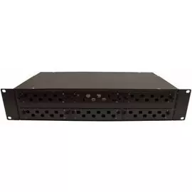 Кросс оптический стоечный 19" стационарный 2U TELCORD КСу-48-2U 32-FC/MM-32-FC/UPC-MM50(OM3)-2-КУ-BK