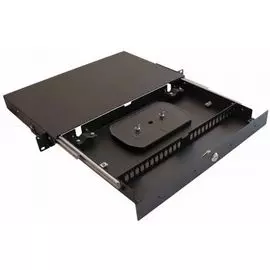 Кросс оптический стоечный 19" выдвижной 1U TELCORD КСв-24-1U 24-LC/SM-d-48-LC/UPC-SM-2-КУ-GY 24 адап