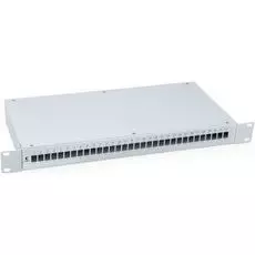 Кросс оптический стоечный Cabeus FO-19-32SC 19" на 32 SC (LC duplex) со сплайс пластиной и КДЗС (без пигтейлов и проходных адаптеров)