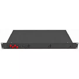 Кросс оптический стоечный TopLAN КРС-Top-1U-04FC/U-OS2-BK 19", 4 FC/UPC адаптера, одномодовый, 1U, черный , укомплектованный