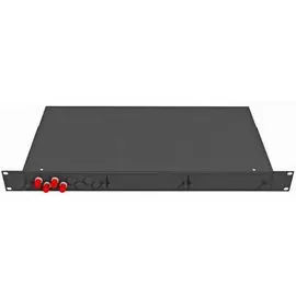 Кросс оптический стоечный TopLAN КРС-Top-1U-04ST/U-OS2-BK 19", 4 ST/UPC адаптера, одномодовый, 1U, черный, укомплектованный