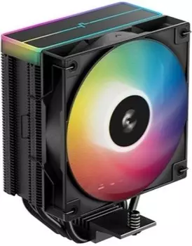 Кулер Deepcool AG400 BK ARGB V2 LGA1851/1700/1200/115X/AM5/AM4 (TDP 220W, 120mm ARGB fan, черный) RET