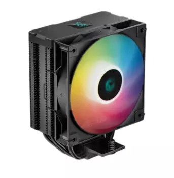 Кулер Deepcool AG400 DIGITAL BK ARGB LGA1700/1200/115X/AM5/AM4 (120mm fan, 500-2100rpm, 75.89CFM, 31.6dBA, 4-pin PWM) RET