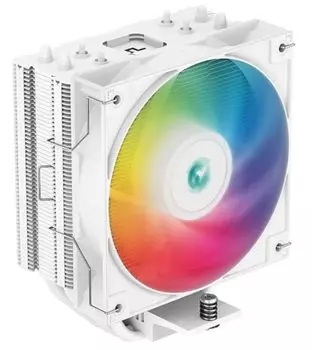 Кулер Deepcool AG400 WH ARGB LGA115X/1700/1200/AM4/AM5 (TDP 200W, 120mm, 2000rpm, 31,6 dBa, 4-pin PWM)
