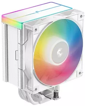 Кулер Deepcool AG500 WH ARGB V2 LGA1700/1200/115X/AM5/AM4 (TDP 240W, 120mm ARGB fan, 300-1950rpm, 67.88CFM, 29.4dBA, 4-pin PWM, белый) RET