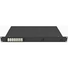 Кросс оптический стоечный TopLAN КРС-Top-1U-16LC/U-OM2-BK 19", 16 LC/UPC адаптеров, многомодовый, 1U, черный, укомплектованный
