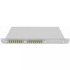 Кросс оптический стоечный TopLAN КРС-Top-1U-32LC/U-OM2-GY 19", 32 LC/UPC адаптера, многомодовый, 1U, серый, укомплектованный