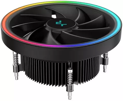 Кулер Deepcool UL551 LGA1700 (130mm fan, 500-1800 rpm, 44.31 CFM, 26.6 dBa, 4-pin PWM, ARGB)
