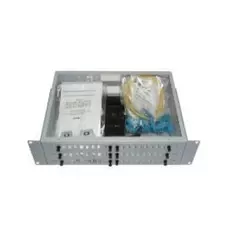 Кросс оптический стоечный TopLAN КРС-Top-2U-96LC/U-OS2-GY 96 LC/UPC адаптеров, одномодовый, 2U, серый, укомплектованный,