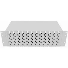 Кросс оптический стоечный TopLAN КРС-Top-3U-96FC/ST-GY 19", 96 FC/ST адаптеров, 3U, серый